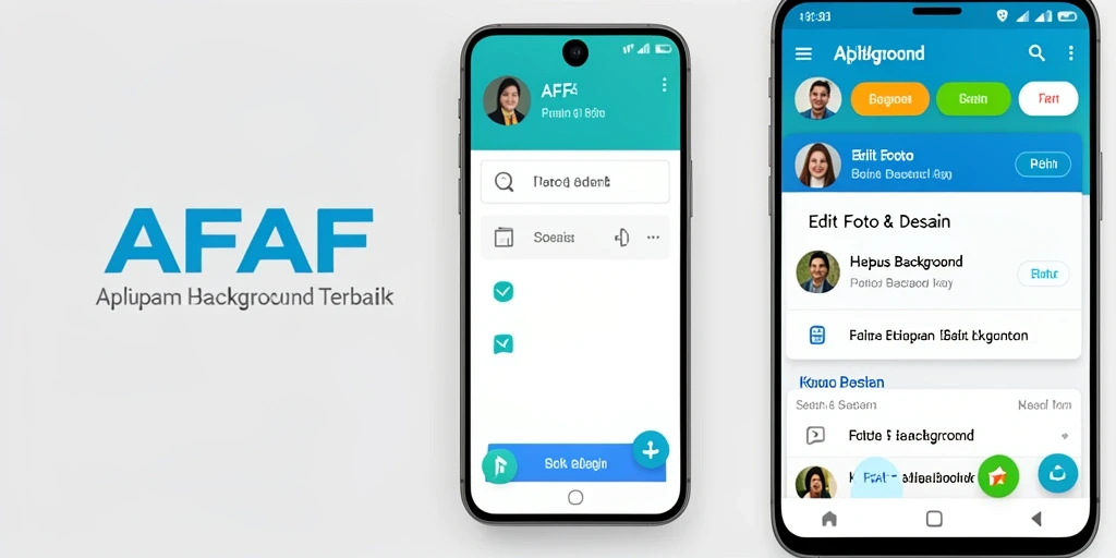 Tampilan antarmuka aplikasi AFAF untuk Hapus Background yang sederhana dan responsif.