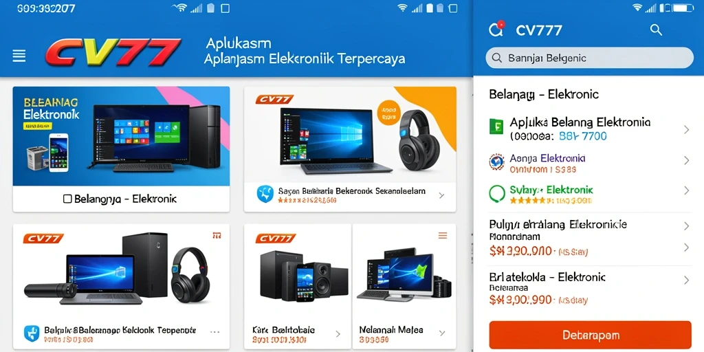 Tampilan antarmuka CV777 yang menarik dan fungsional.