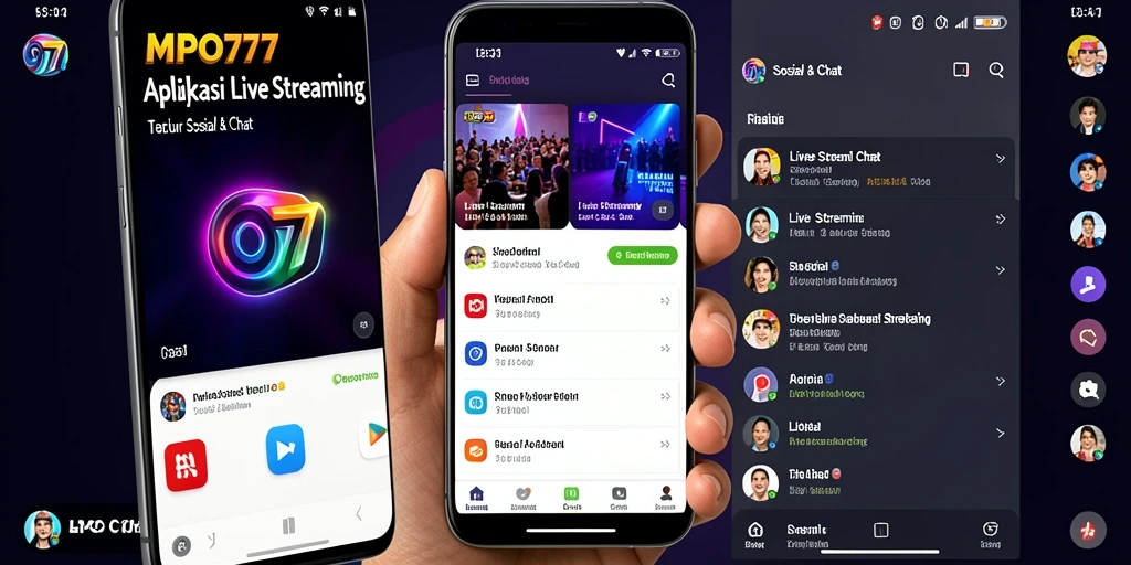 Tampilan antarmuka MPO777 yang sederhana dan menarik saat Live Streaming.