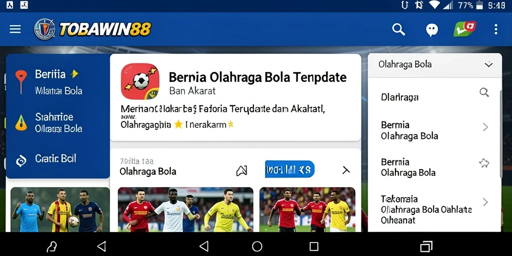 Antarmuka TOBAWIN88 yang informatif dan menarik.