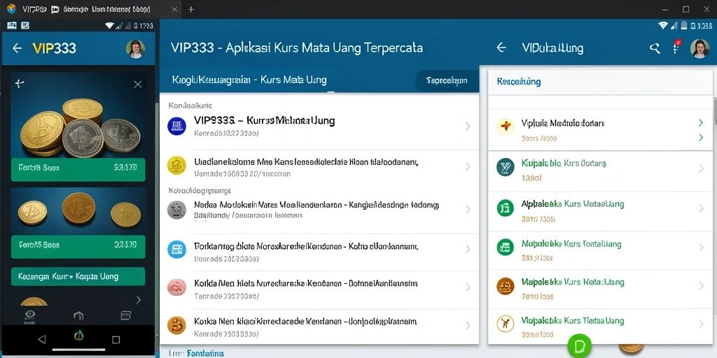 Tampilan antarmuka VIP333 yang informatif dan mudah digunakan.