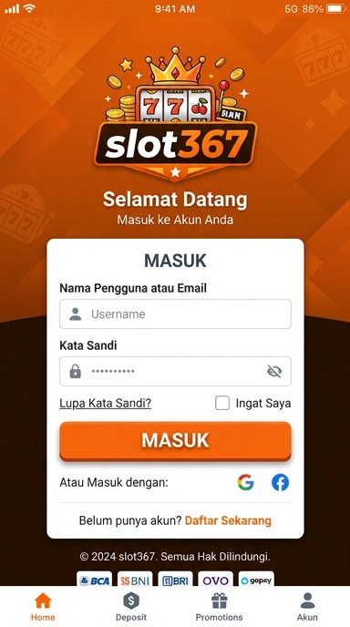Panduan Masuk Akun slot367 Untuk Pengguna Android